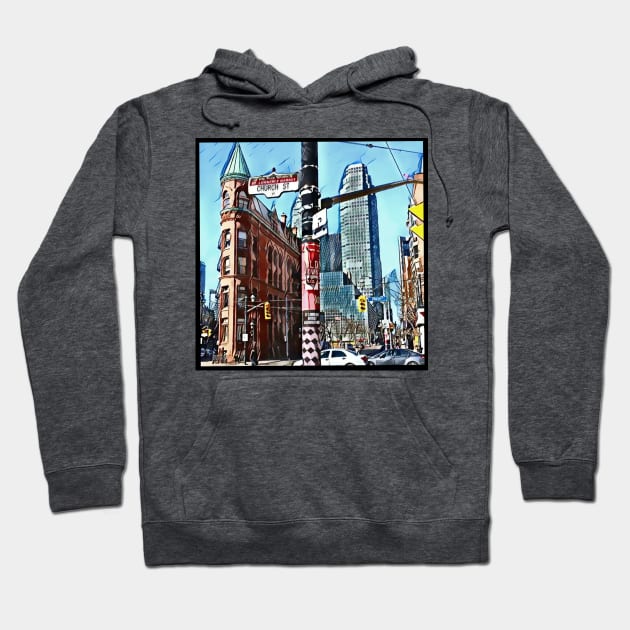 Church Street Toronto Hoodie by Shoryotombo